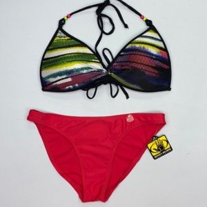 Body Glove RED 2 pc Bikini, M & S *P1084